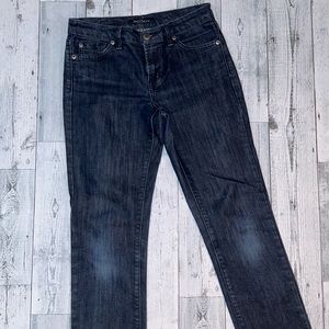 David Kahn dark wash bootcut jeans- size 27. Style #3742